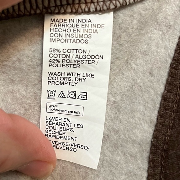 Van Heusen Sweatshirt Heather Brown Large NWT - Picture 7 of 7